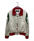 DSQUARED2ディースクエアード）の古着「サテンスポーツジャケット」｜マルチカラー