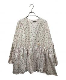 little sunny bite（リトルサニーバイト）の古着「floral mini dress」｜ホワイト