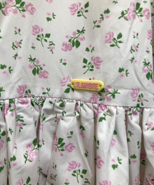 little sunny bite（リトルサニーバイト）Little sunny bite (リトルサニーバイト) floral mini dress ホワイト サイズ:M 未使用品の古着・服飾アイテム