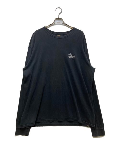 stussy（ステューシー）stussy (ステューシー) プリントカットソー ブラック サイズ:XLの古着・服飾アイテム