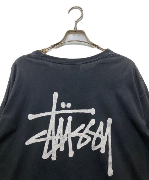stussy（ステューシー）stussy (ステューシー) プリントカットソー ブラック サイズ:XLの古着・服飾アイテム