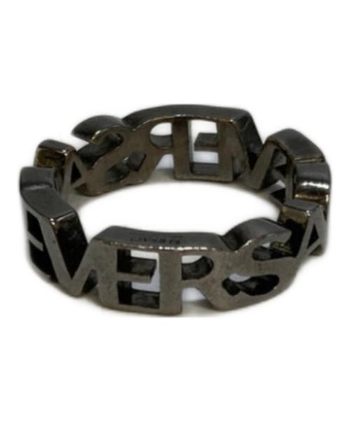 VERSACE（ヴェルサーチェ）VERSACE (ヴェルサーチェ) ブランドロゴリング シルバー サイズ:19号の古着・服飾アイテム