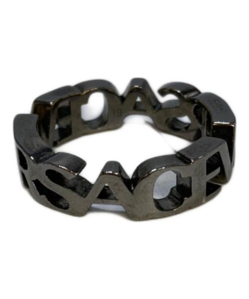 VERSACE（ヴェルサーチェ）VERSACE (ヴェルサーチェ) ブランドロゴリング シルバー サイズ:19号の古着・服飾アイテム