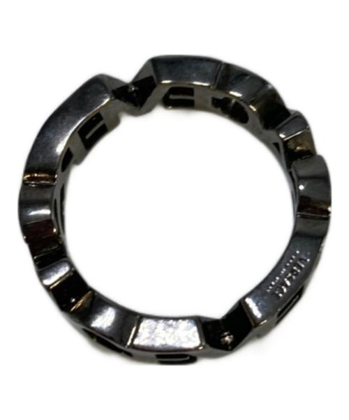 VERSACE（ヴェルサーチェ）VERSACE (ヴェルサーチェ) ブランドロゴリング シルバー サイズ:19号の古着・服飾アイテム