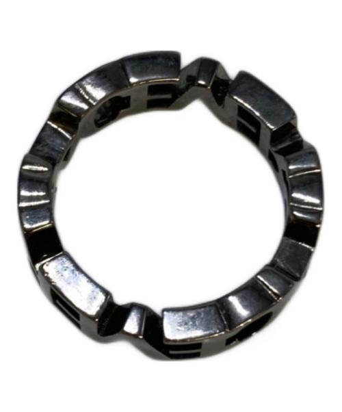 VERSACE（ヴェルサーチェ）VERSACE (ヴェルサーチェ) ブランドロゴリング シルバー サイズ:19号の古着・服飾アイテム