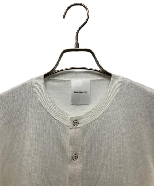 SUBLATIONS（サブレーションズ）SUBLATIONS (サブレーションズ) sublations CREW-NECK SOFT KNIT .15 ホワイト サイズ:Fの古着・服飾アイテム