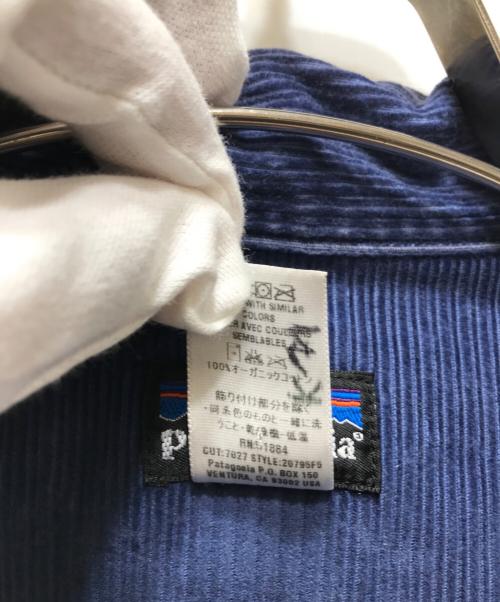 Patagonia（パタゴニア）Patagonia (パタゴニア) リズムエクステンションコーデュロイシャツ 20795 ブルー サイズ:Mの古着・服飾アイテム