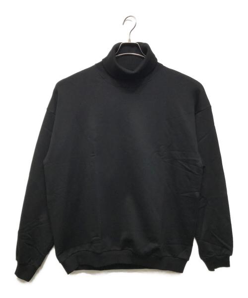 everyone（エブリワン）everyone (エブリワン) COTTON TURTLE NECK SWEATSHIRT ブラック サイズ:XLの古着・服飾アイテム