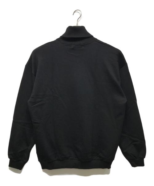 everyone（エブリワン）everyone (エブリワン) COTTON TURTLE NECK SWEATSHIRT ブラック サイズ:XLの古着・服飾アイテム