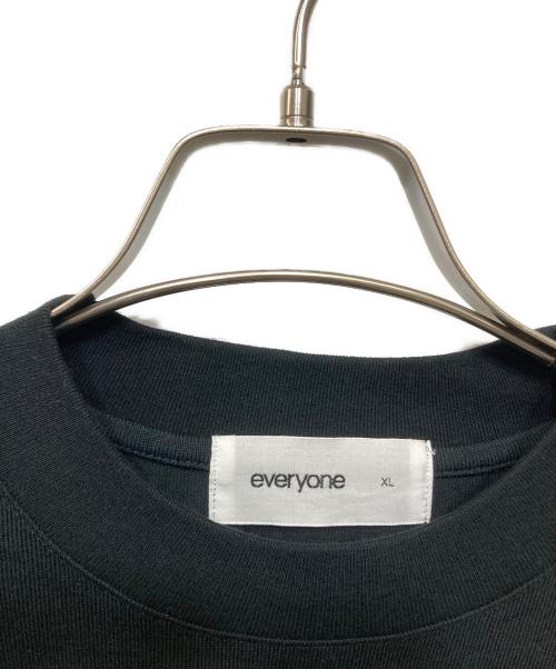 everyone（エブリワン）everyone (エブリワン) long Sleeve tee shirt ブラック サイズ:XLの古着・服飾アイテム