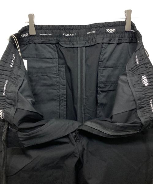 FARAH（ファーラー）FARAH (ファーラー) is-ness (イズネス) COOKS Easy Wide Straight Pants ブラック サイズ:L 未使用品の古着・服飾アイテム
