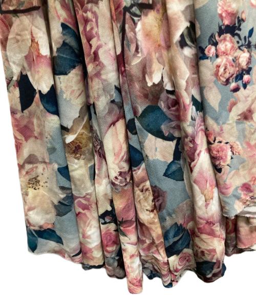 Jean Paul Gaultier FEMME（ジャンポールゴルチエ フェム）Jean Paul Gaultier FEMME (ジャンポールゴルチエ フェム) 花柄キャミソールワンピース ピンク サイズ:38の古着・服飾アイテム