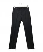 DIOR HOMMEディオール オム）の古着「ベルト付センタープレスパンツ　333C159A2000」｜ブラック