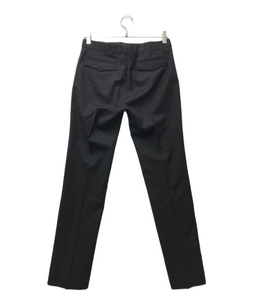DIOR HOMME（ディオール オム）Dior Homme (ディオール オム) ベルト付センタープレスパンツ　333C159A2000 ブラック サイズ:44の古着・服飾アイテム