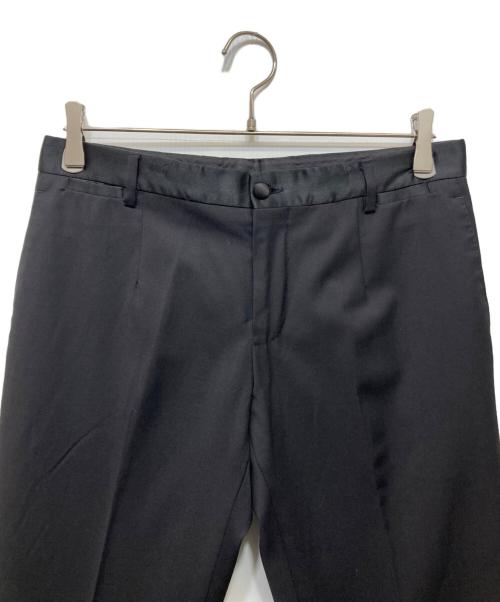 DOLCE & GABBANA（ドルチェ＆ガッバーナ）DOLCE & GABBANA (ドルチェ＆ガッバーナ) センタープレスパンツ ブラック サイズ:44の古着・服飾アイテム