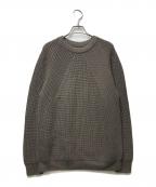 BATONERバトナ―）の古着「23AW SIGNATURE CREW NECK BN-23FM-030」｜ブラウン