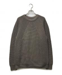 BATONER（バトナ―）の古着「23AW SIGNATURE CREW NECK BN-23FM-030」｜ブラウン
