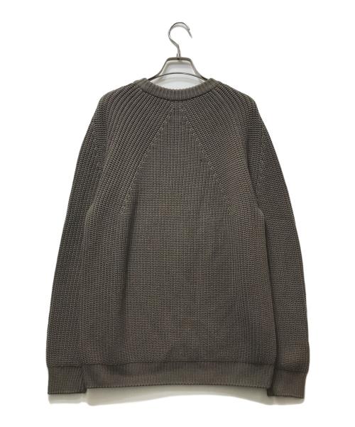 BATONER（バトナ―）BATONER (バトナ―) 23AW SIGNATURE CREW NECK BN-23FM-030 ブラウン サイズ:2の古着・服飾アイテム