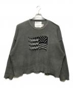 DAIRIKUダイリク）の古着「American Dream Inside-out Knit」｜グレー