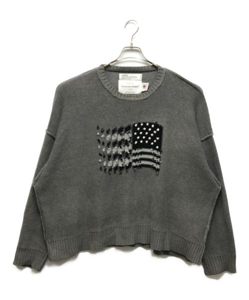 DAIRIKU（ダイリク）DAIRIKU (ダイリク) American Dream Inside-out Knit グレー サイズ:Fの古着・服飾アイテム