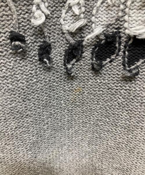 DAIRIKU（ダイリク）DAIRIKU (ダイリク) American Dream Inside-out Knit グレー サイズ:Fの古着・服飾アイテム