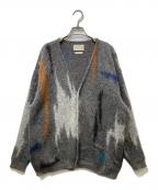 YOKEヨーク）の古着「STILL JACQUARD CARDIGAN/スティルジャガードカーディガン」｜グレー
