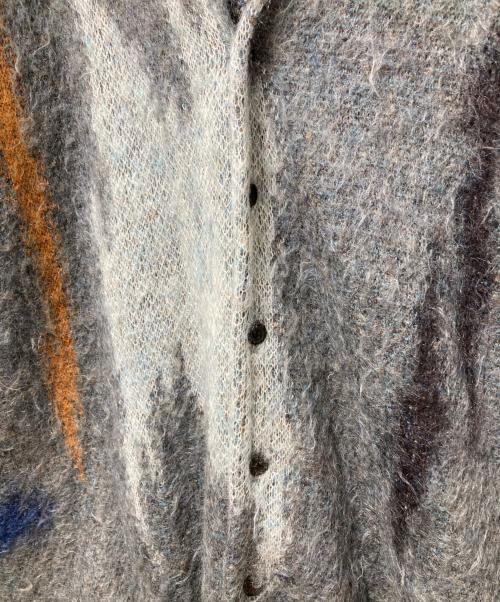 YOKE（ヨーク）YOKE (ヨーク) STILL JACQUARD CARDIGAN/スティルジャガードカーディガン グレー サイズ:2の古着・服飾アイテム