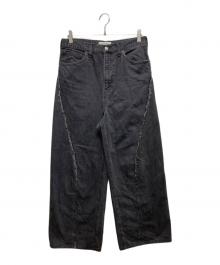 jieda（ジエダ）の古着「USED LOOSE FIT JEANS」｜ブラック