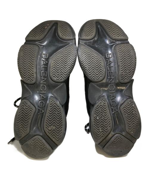 BALENCIAGA（バレンシアガ）BALENCIAGA (バレンシアガ) トリプルS スニーカー ブラック サイズ:43の古着・服飾アイテム