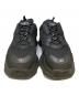 中古・古着 BALENCIAGA (バレンシアガ) トリプルS スニーカー ブラック サイズ:43：30000円