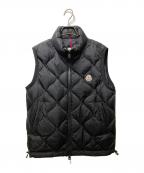 MONCLERモンクレール）の古着「ALLEMONT GILET ダウンベスト/.アレモン」｜ブラック