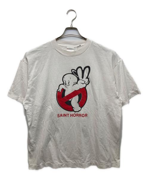 SAINT MICHAEL（セントマイケル）SAINT MICHAEL (セントマイケル) SS T-SHIRT/SAINT HORROR ホワイト サイズ:Lの古着・服飾アイテム