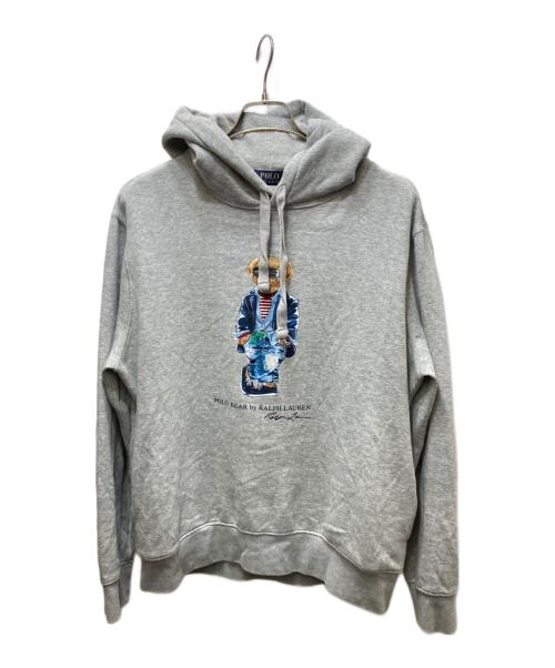 POLO RALPH LAUREN（ポロ・ラルフローレン）POLO RALPH LAUREN (ポロ・ラルフローレン) ポロベアパーカー グレー サイズ:Lの古着・服飾アイテム
