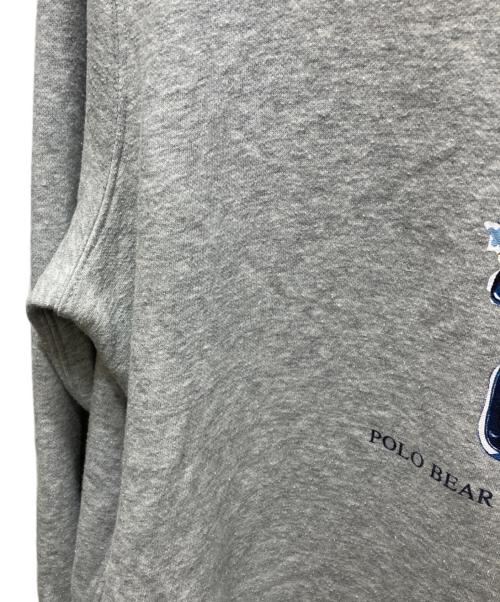 POLO RALPH LAUREN（ポロ・ラルフローレン）POLO RALPH LAUREN (ポロ・ラルフローレン) ポロベアパーカー グレー サイズ:Lの古着・服飾アイテム