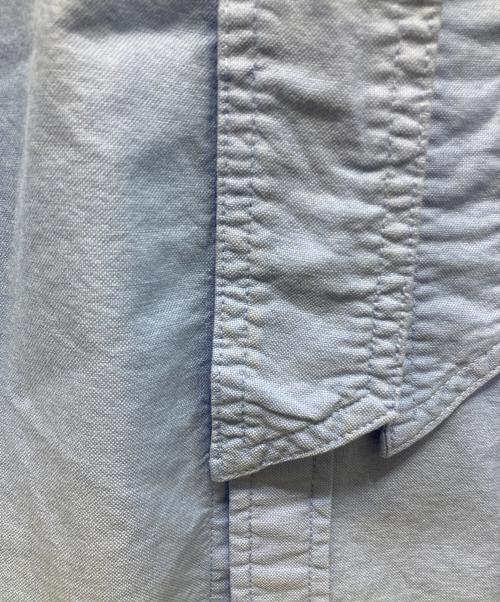 POLO RALPH LAUREN（ポロ・ラルフローレン）POLO RALPH LAUREN (ポロ・ラルフローレン) コットンフロントボタンワンピース ブルーの古着・服飾アイテム