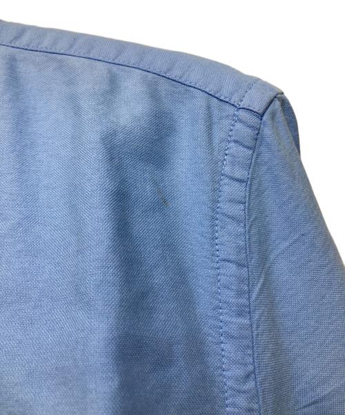 POLO RALPH LAUREN（ポロ・ラルフローレン）POLO RALPH LAUREN (ポロ・ラルフローレン) コットンフロントボタンワンピース ブルーの古着・服飾アイテム