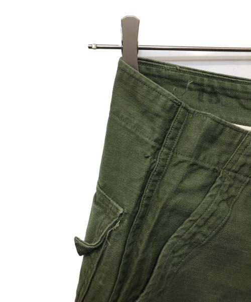 US ARMY（ユーエスアーミー）US ARMY (ユーエスアーミー) 60’s コットンサテンベイカーパンツ カーキ サイズ:W36の古着・服飾アイテム