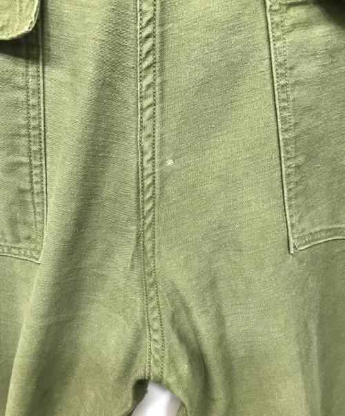 US ARMY（ユーエスアーミー）US ARMY (ユーエスアーミー) 60’s コットンサテンベイカーパンツ カーキ サイズ:W36の古着・服飾アイテム