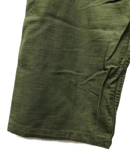 US ARMY（ユーエスアーミー）US ARMY (ユーエスアーミー) 60’s コットンサテンベイカーパンツ カーキ サイズ:W36の古着・服飾アイテム