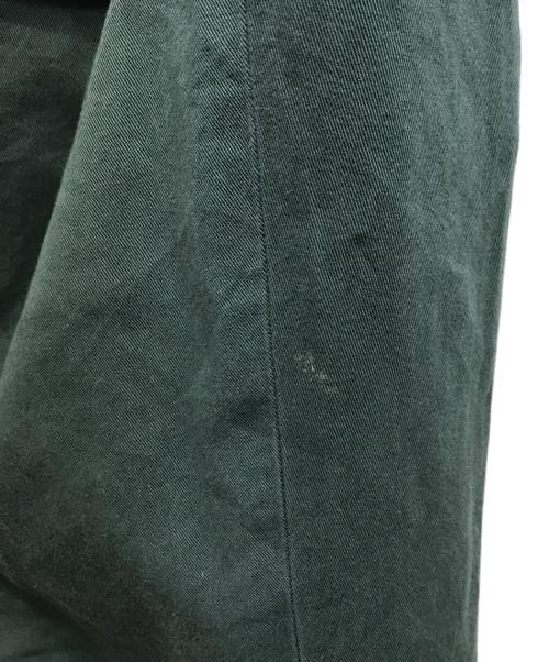 DRIES VAN NOTEN（ドリスヴァンノッテン）DRIES VAN NOTEN (ドリスヴァンノッテン) コットンワイドパンツ グリーン サイズ:46の古着・服飾アイテム