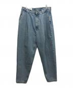 Hed Maynerヘド メイナー）の古着「タックデニムパンツ」｜インディゴ