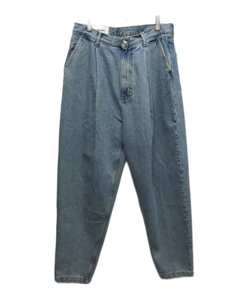 Hed Mayner（ヘド メイナー）Hed Mayner (ヘド メイナー) タックデニムパンツ インディゴ サイズ:46の古着・服飾アイテム