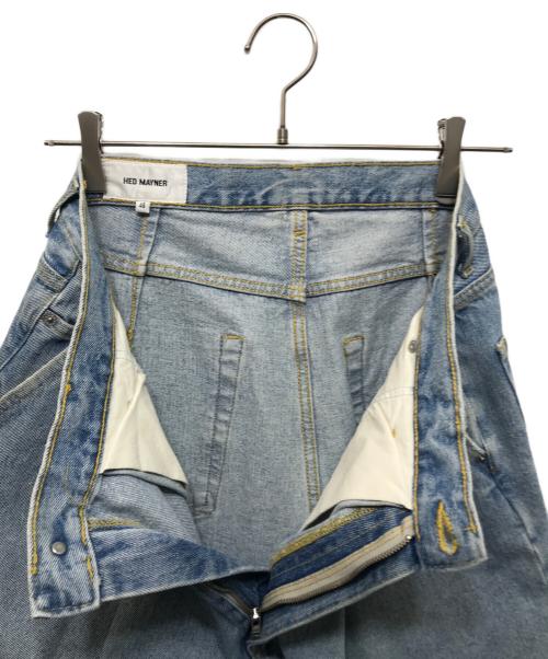 Hed Mayner（ヘド メイナー）Hed Mayner (ヘド メイナー) タックデニムパンツ インディゴ サイズ:46の古着・服飾アイテム