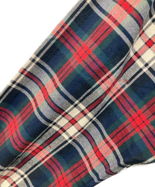 POLO RALPH LAUREN（ポロ・ラルフローレン）POLO RALPH LAUREN (ポロ・ラルフローレン) 90’S 開襟チェックシャツ レッド サイズ:Lの古着・服飾アイテム