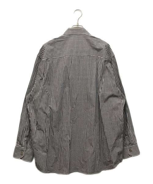 RAF SIMONS（ラフシモンズ）RAF SIMONS (ラフシモンズ) ギンガムチェックシャツ ブラック サイズ:46の古着・服飾アイテム