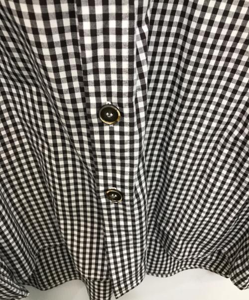 RAF SIMONS（ラフシモンズ）RAF SIMONS (ラフシモンズ) ギンガムチェックシャツ ブラック サイズ:46の古着・服飾アイテム