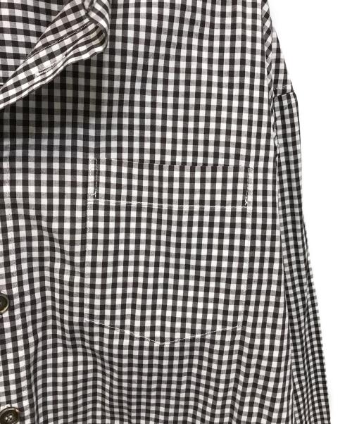 RAF SIMONS（ラフシモンズ）RAF SIMONS (ラフシモンズ) ギンガムチェックシャツ ブラック サイズ:46の古着・服飾アイテム