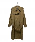 POLO RALPH LAURENポロ・ラルフローレン）の古着「90’S 一枚袖トレンチコート」｜カーキ