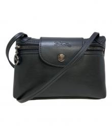 LONGCHAMP（ロンシャン）の古着「ショルダーバッグ」｜ブラック