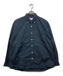 everyone（エブリワン）の古着「dot button-down shirt」｜ネイビー